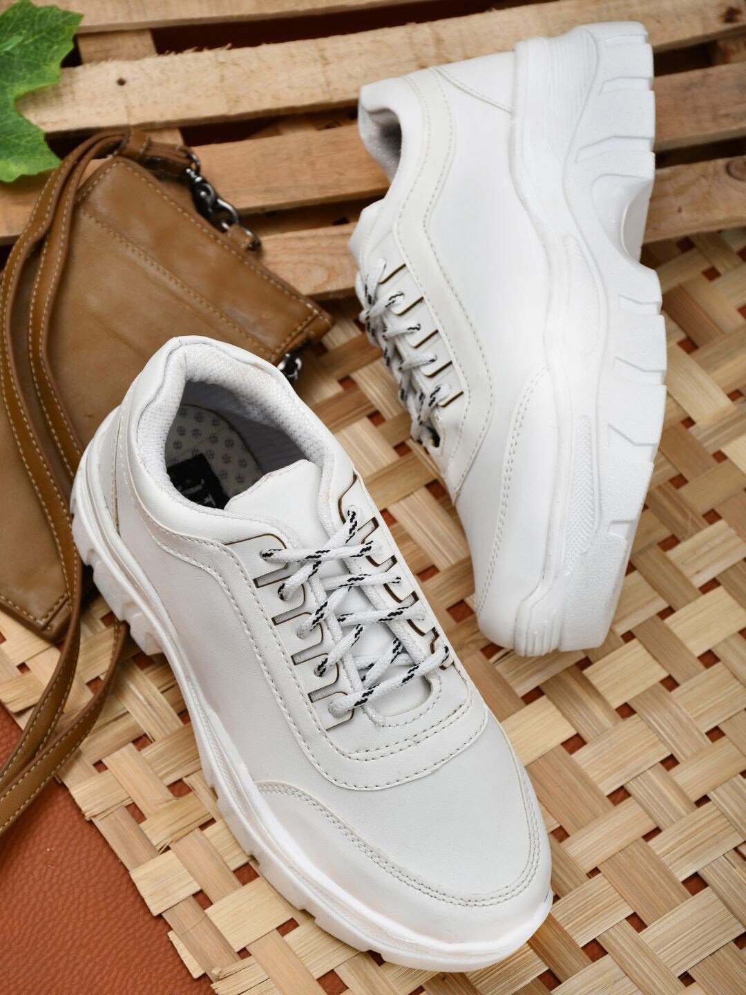 

JEEVI Women Walking Non-Marking Shoes, White