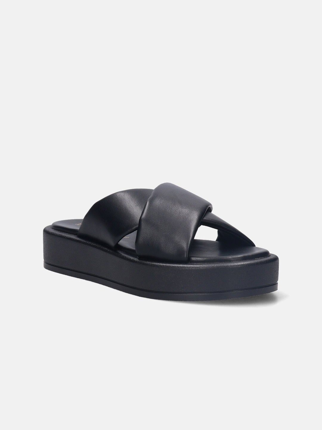

BAGATT Women Hanoi Open Toe Flats, Black