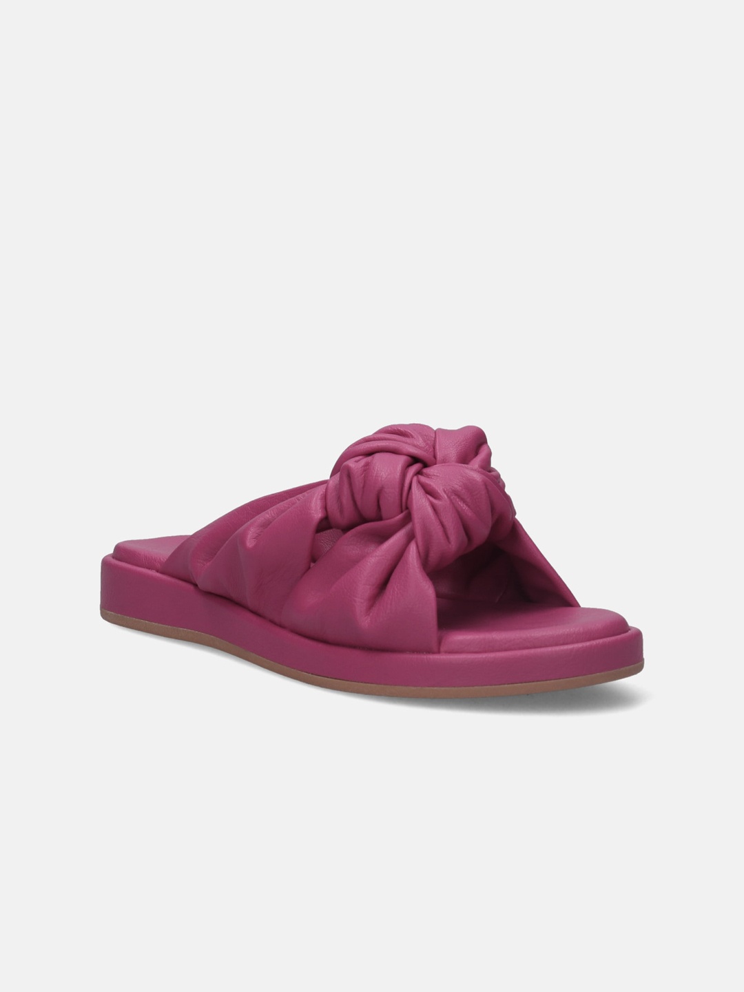 

BAGATT Women Ravenna Open Toe Flats with Bows, Pink