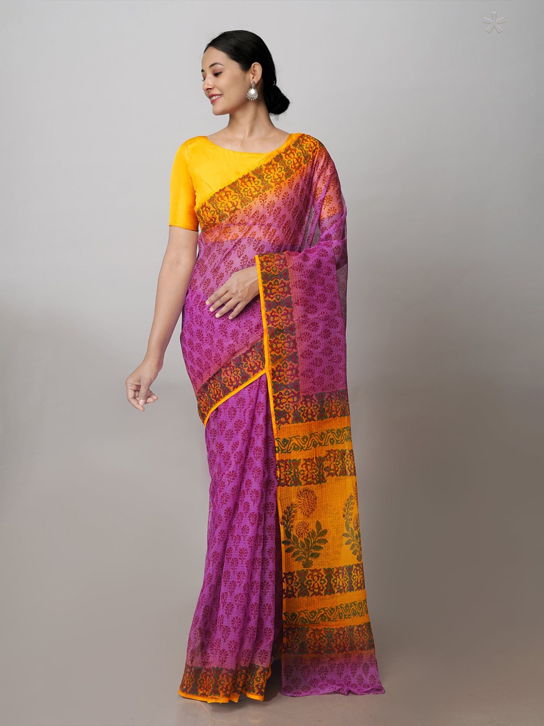

Unnati Silks Ethnic Motifs Kota Saree, Pink