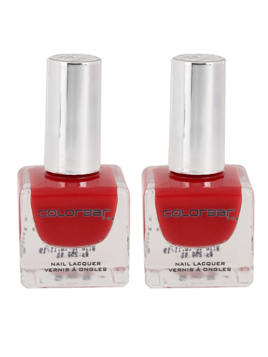

Colorbar Set of 2 Kiss Me Darling Luxe Nail Lacquers CNL014, Red