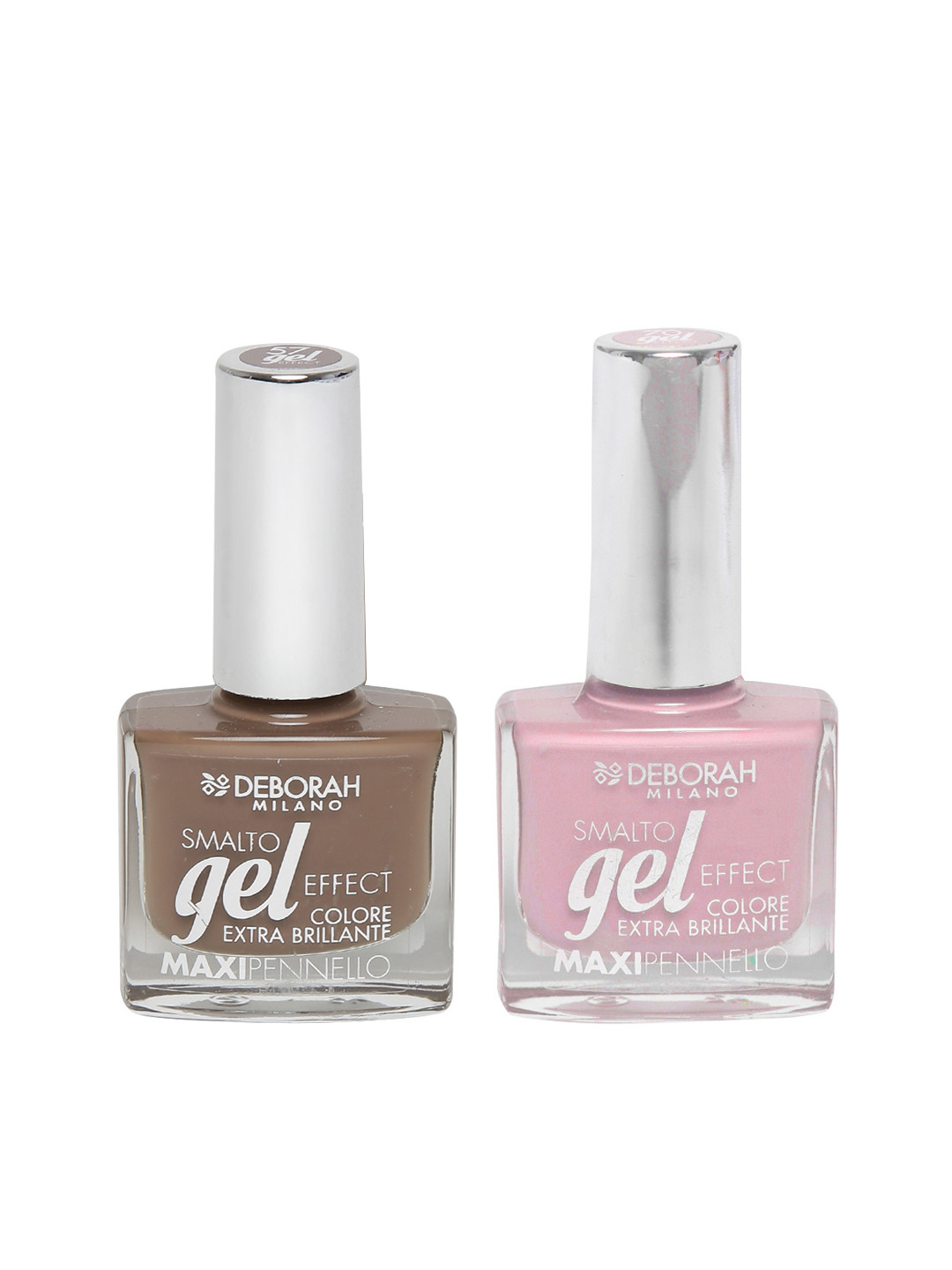 

Deborah Milano Set of 3 Smalto Gel Effect Nail Polishes, Brown