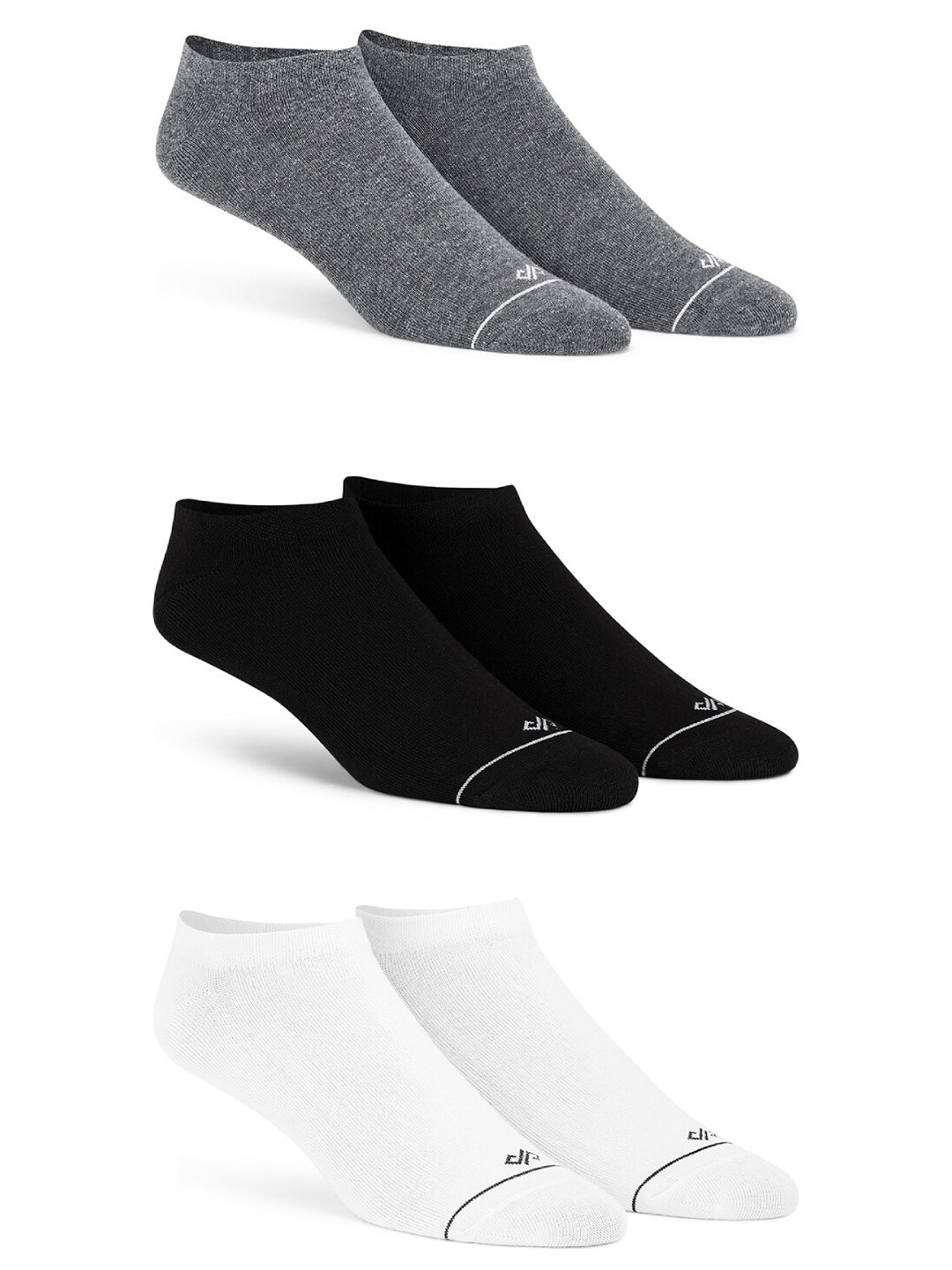 

Dynamocks Pack Of 3 Anti-Microbial Ankle Length Socks, White
