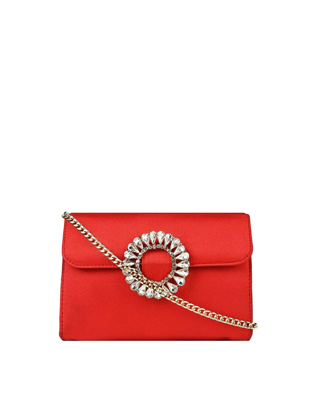 

HORRA Envelope Clutch With, Red