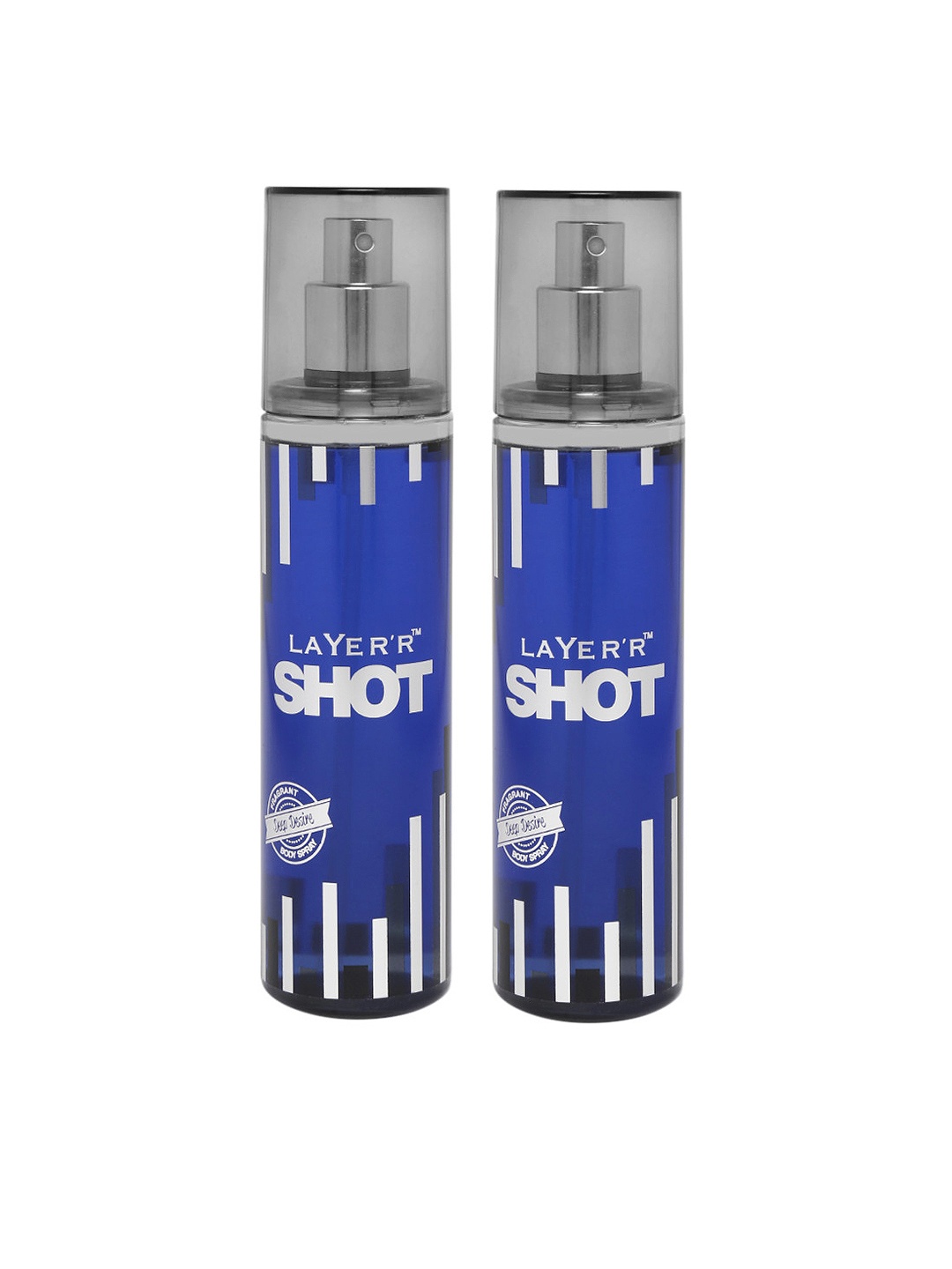 

Layerr Shot Men Set of 2 Deep Desire Fragrant Body Sprays, Blue