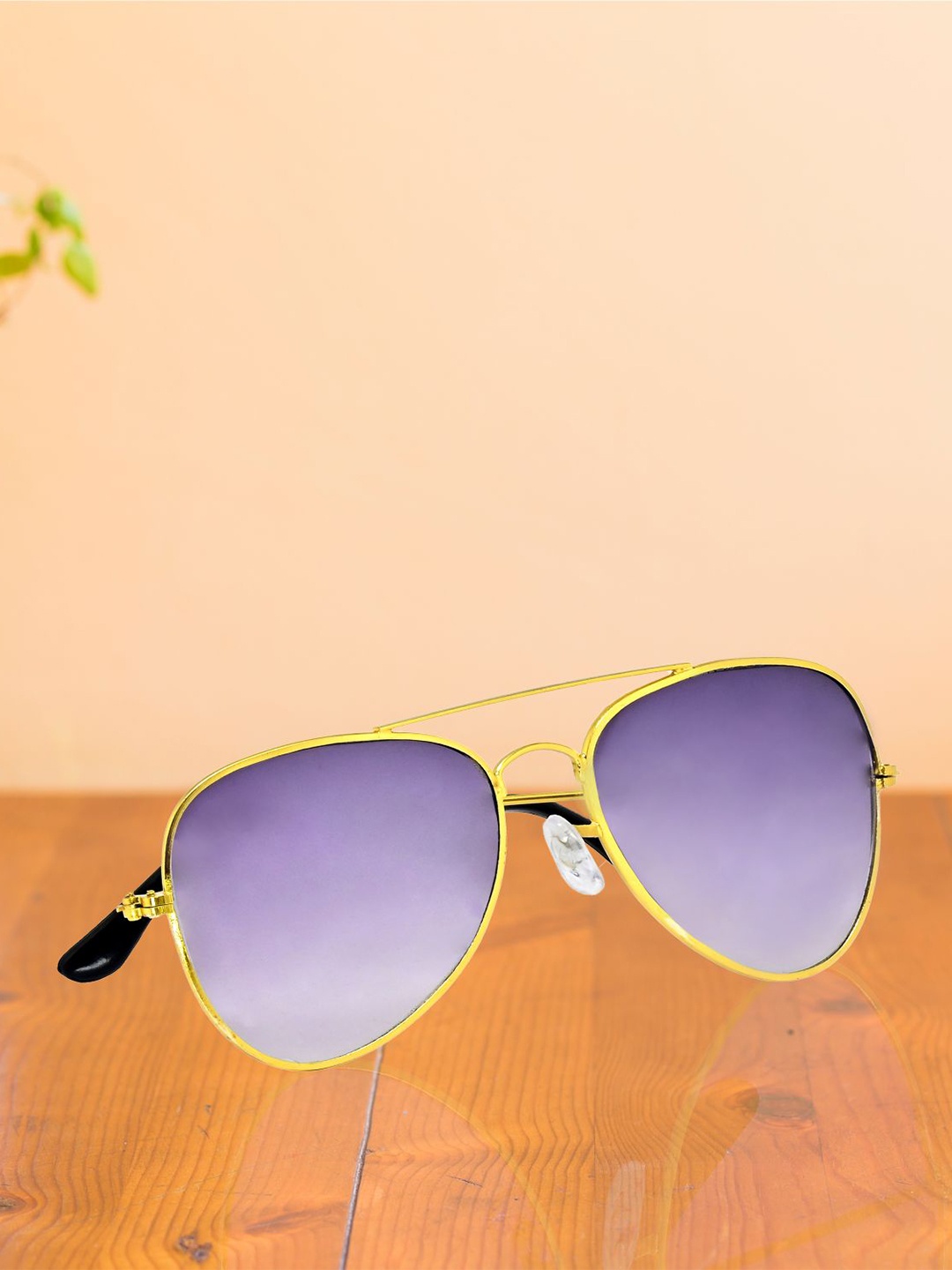 

Kastner Men Aviator Sunglasses with UV Protected Lens - UNI_PTLIDNDI_GLD, Gold