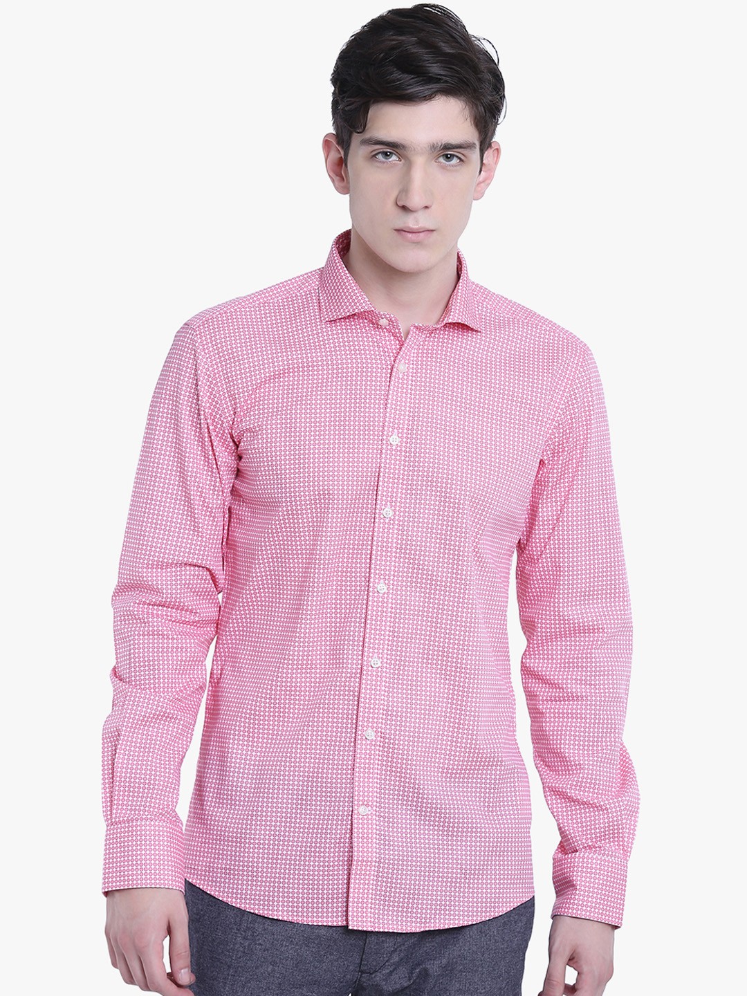 

Bruun & Stengade Men Pink Classic Slim Fit Casual Shirt