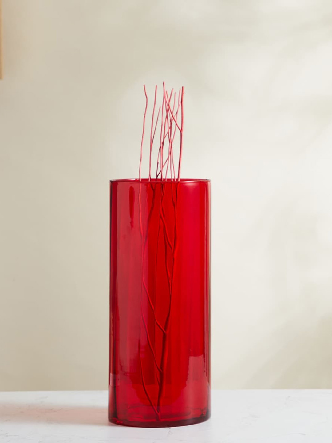 

Home Centre Pacific Eadric Red Glass Vase