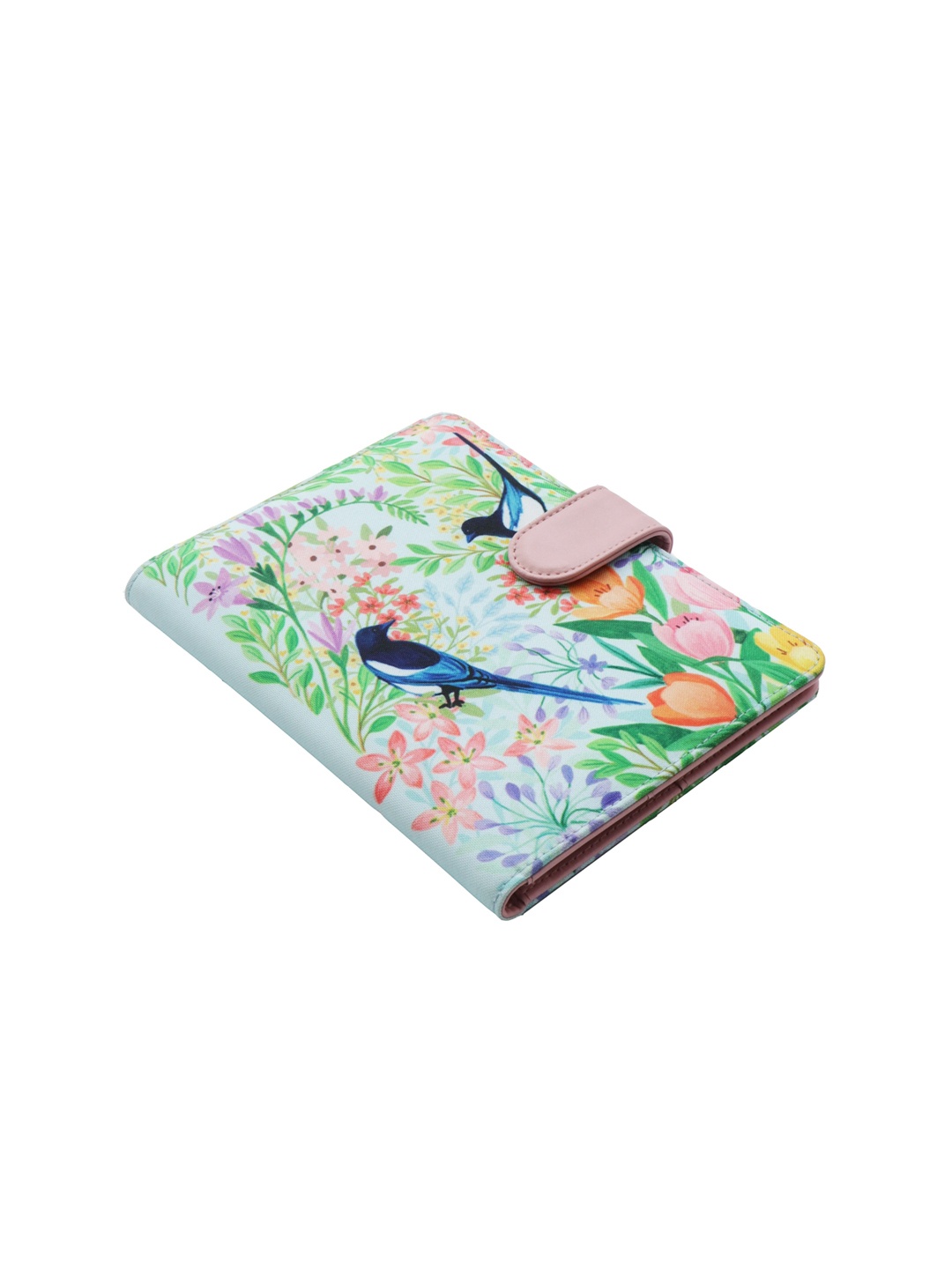 

happywagon Summer Birds Book Printed Notebook, Blue