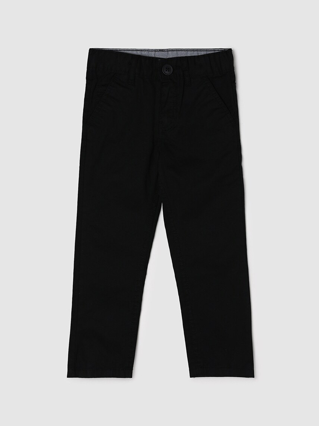 

max Boys Regular Trousers, Black