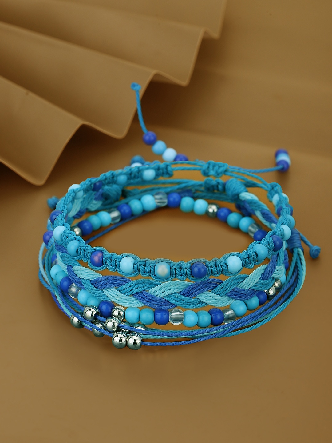 

Carlton London Women Pack Of 4 Bracelets, Blue