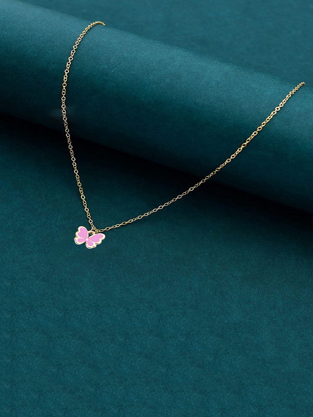 

Pinapes Gold-Plated Butterfly Necklace