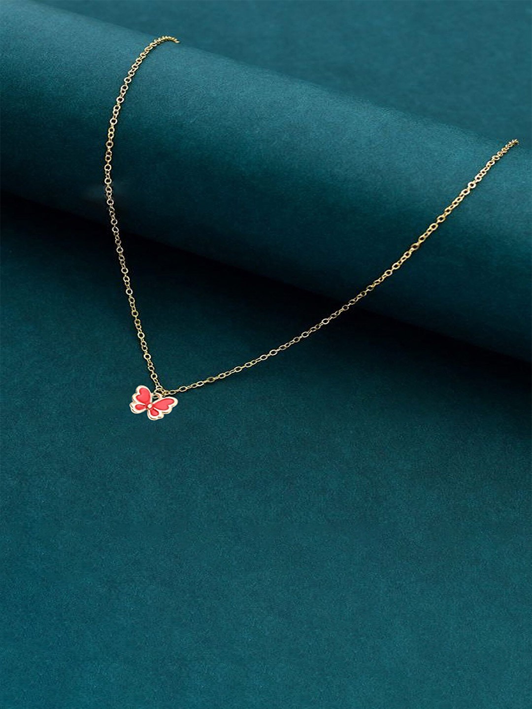 

Pinapes Gold-Plated Butterfly Necklace