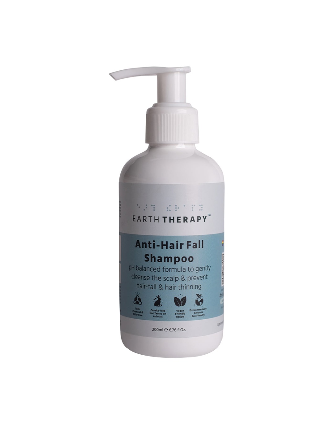 

EARTH THERAPY Anti-Hair Fall Therapy Co-Wash Shampoo - 200ml, Blue