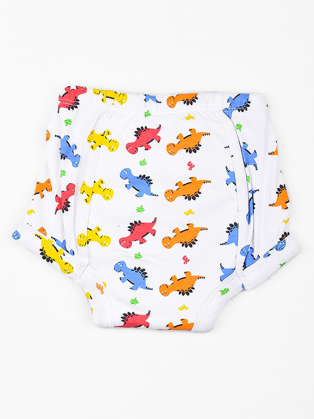 

Moms Home Kids Printed Pure Organic Cotton Padded Diaper Pants, Multi