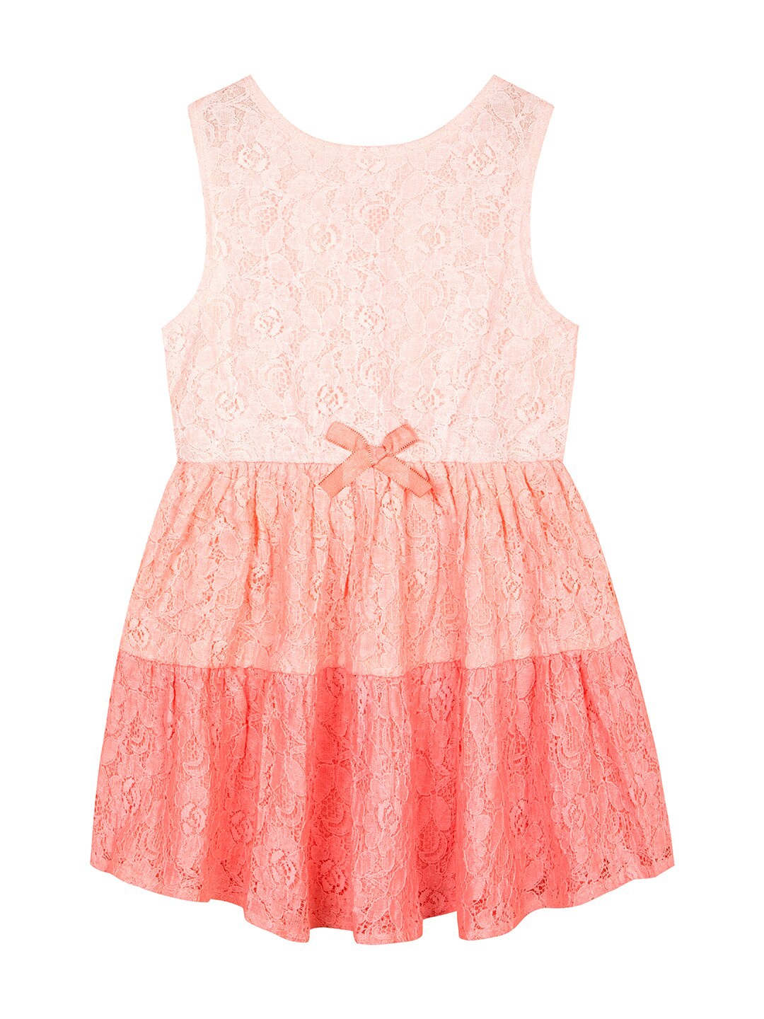 

Budding Bees Girls Floral Fit & Flare Cotton Dress, Pink
