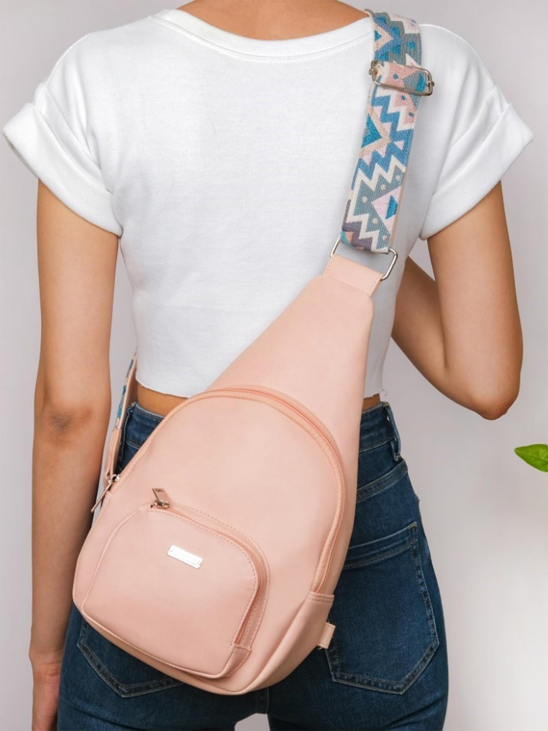 

Nestasia Crossbody Sling Backpack, Pink