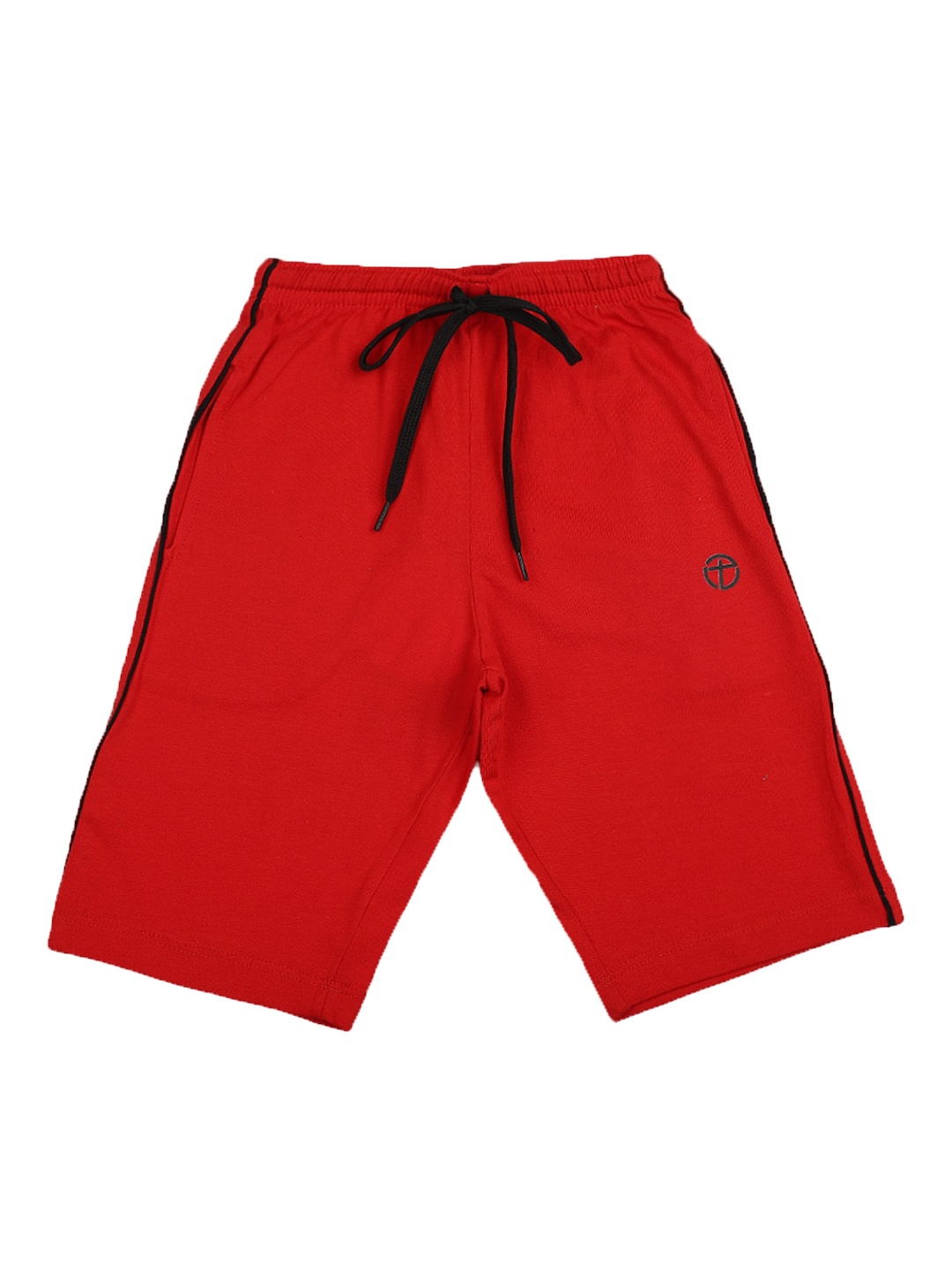 

V-Mart Boys Mid-Rise Cotton Regular Shorts, Red