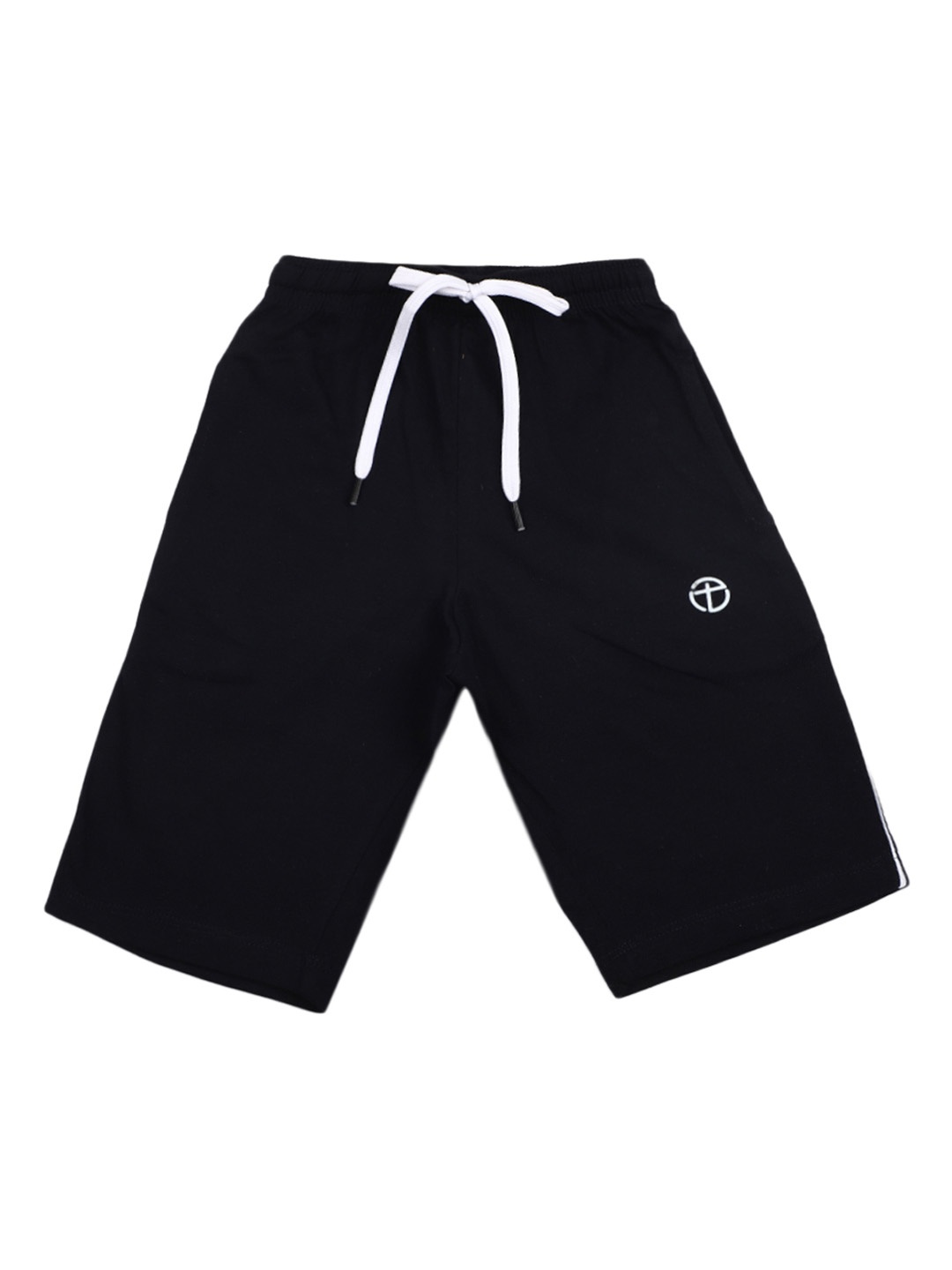 

V-Mart Boys Mid-Rise Knee Length Regular Shorts, Navy blue