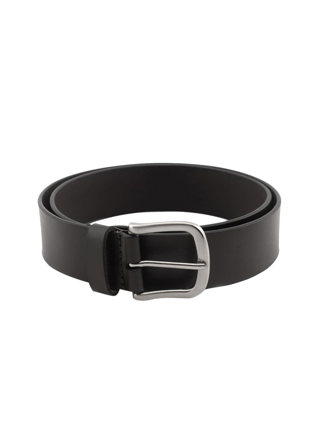 

TOM LANG LONDON Men Formal Leather Belt, Black