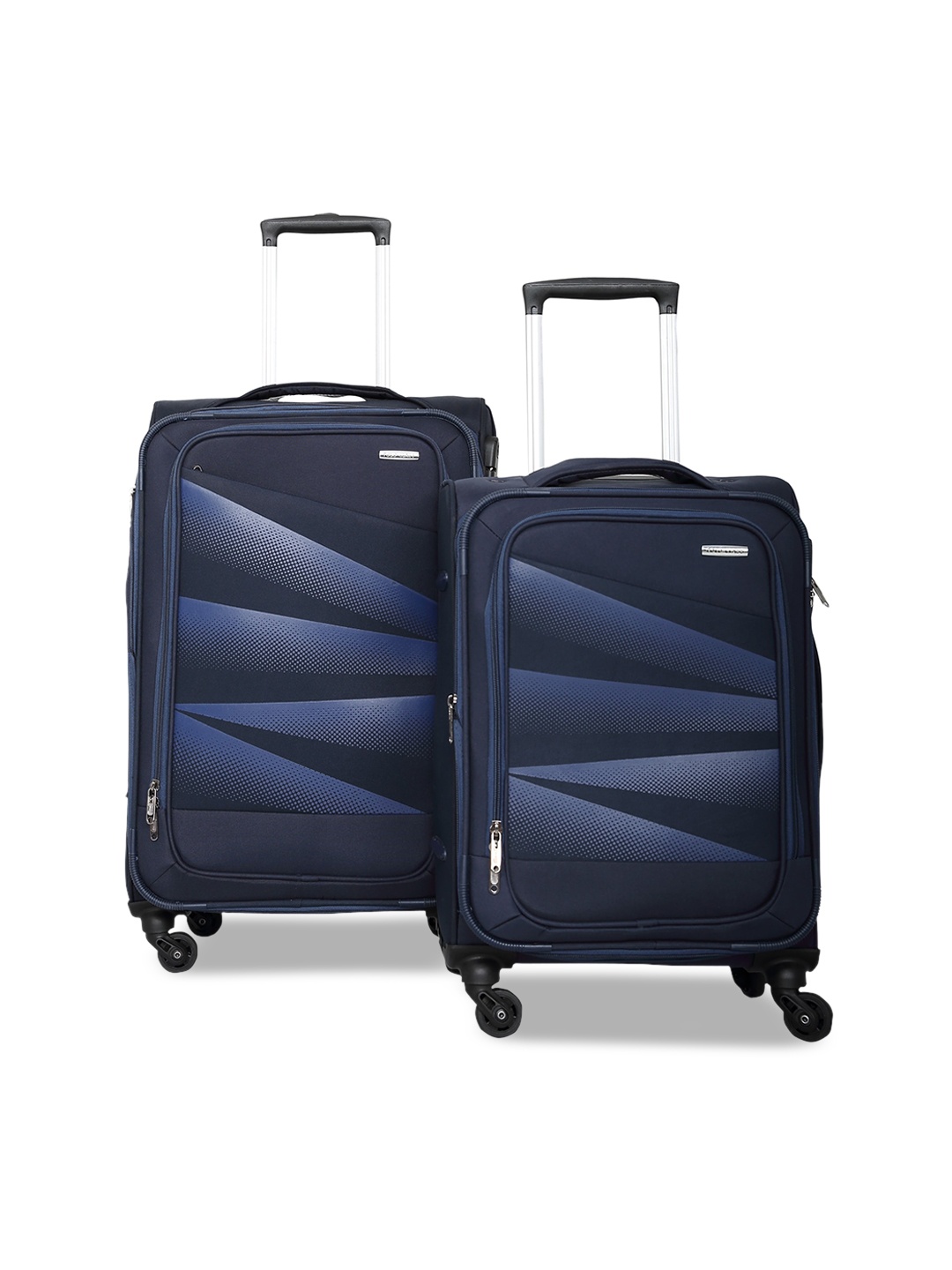 

Polo Class Set Of 2 Printed Soft-Sided 360 Degree Rotation Trolley Bag, Blue