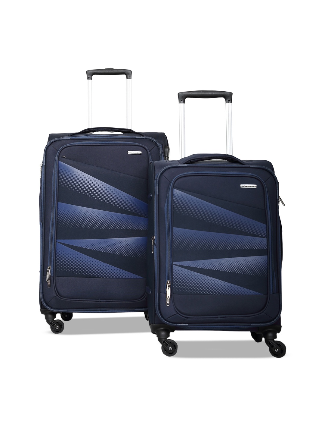 

Polo Class Set Of 2 Printed Soft-Sided Trolley Suitcases, Blue