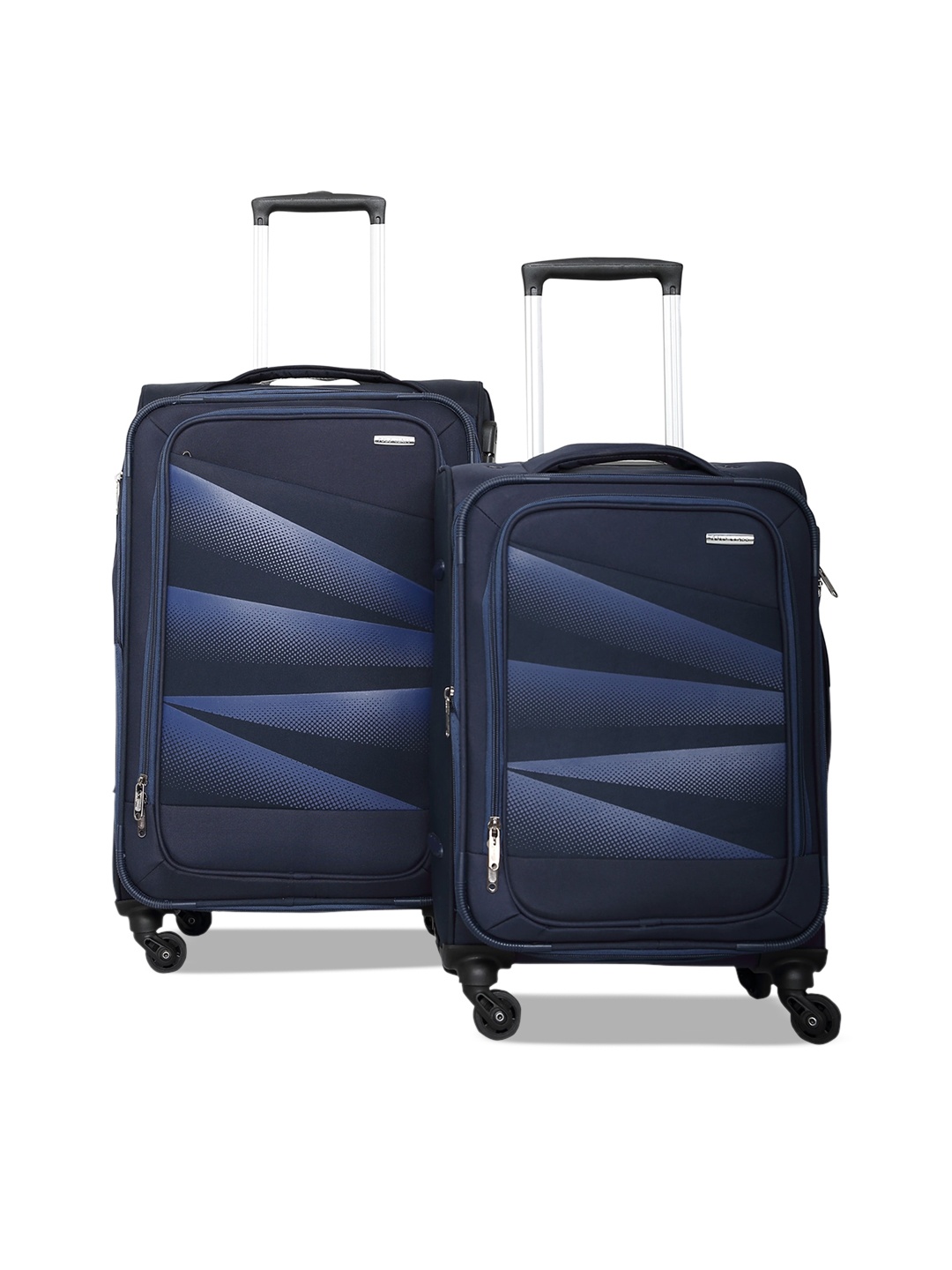 

Polo Class Set Of 2 Soft-Sided 360 Degree Rotation Trolley Suitcases, Blue