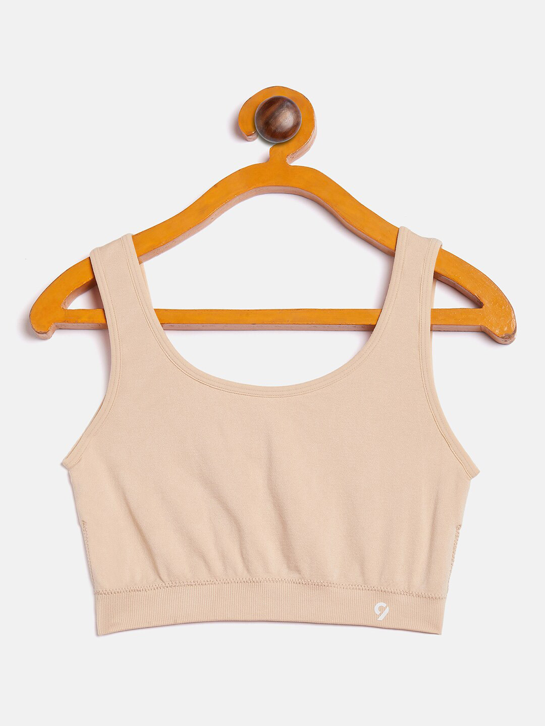 

C9 AIRWEAR Girls Non Padded Full Coverage All Day Comfort Seamless Beginners Bra, Beige