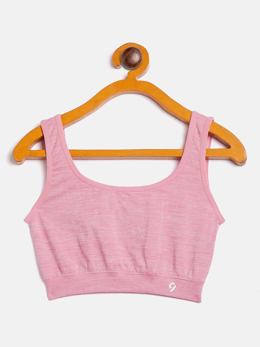 

C9 AIRWEAR Girls Non Padded Full Coverage All Day Comfort Seamless Beginners Bra, Pink