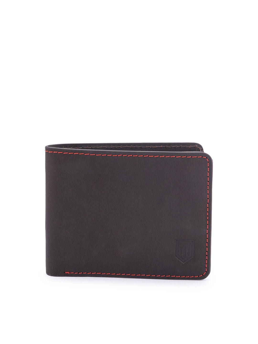 

TOM LANG LONDON Men Leather Two Fold Wallet, Black