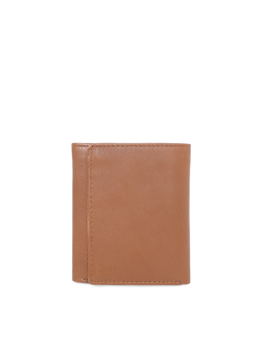 

TOM LANG LONDON Leather Three Fold Wallet, Tan