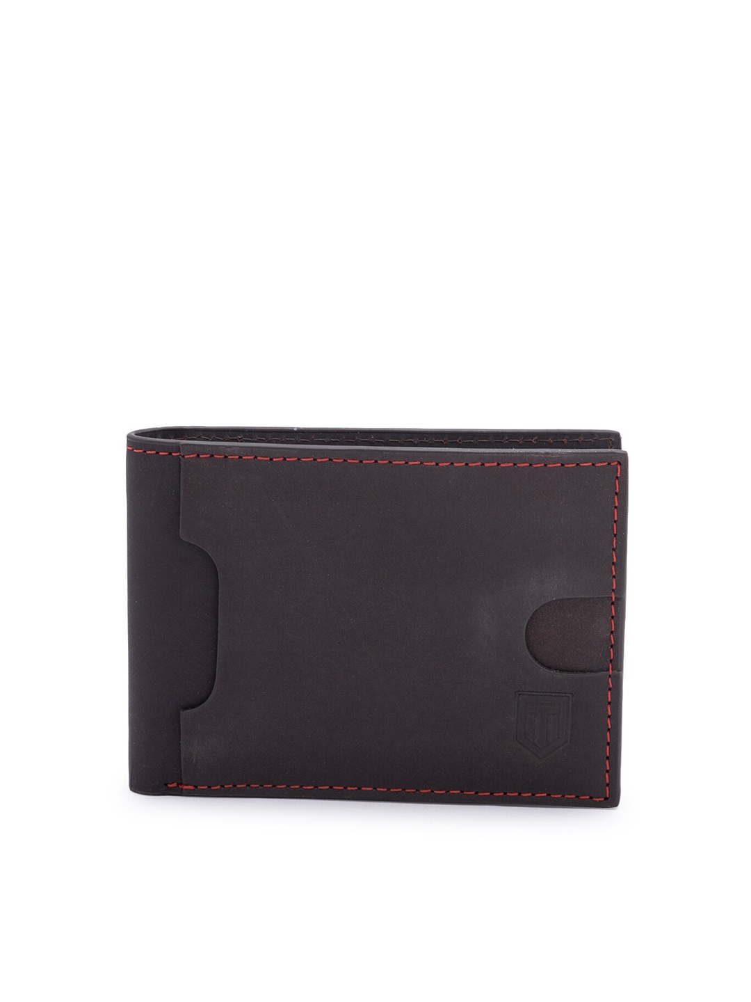 

TOM LANG LONDON Men Leather Two Fold Wallet, Brown