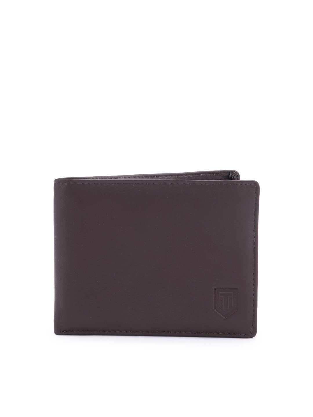 

TOM LANG LONDON Men Leather Two Fold Wallet, Brown
