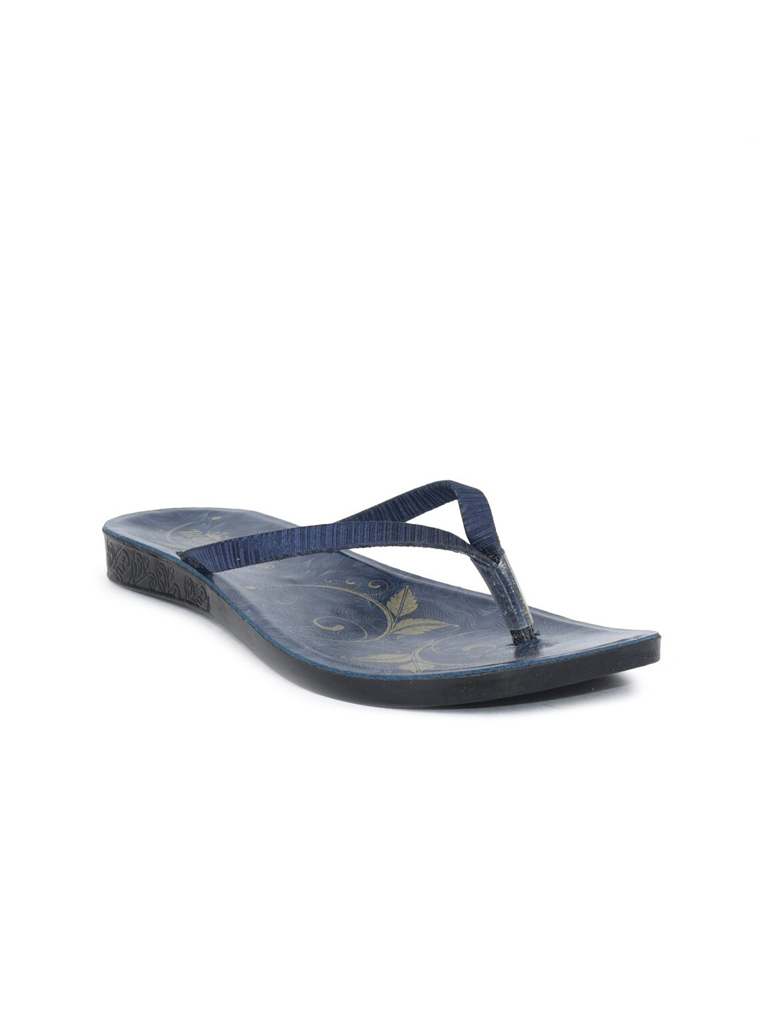 

Ajanta Women Textured Open Toe Flats, Blue