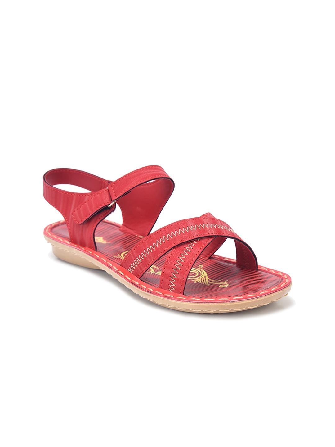 

Ajanta Women Printed Backstrap Open Toe Flats, Pink