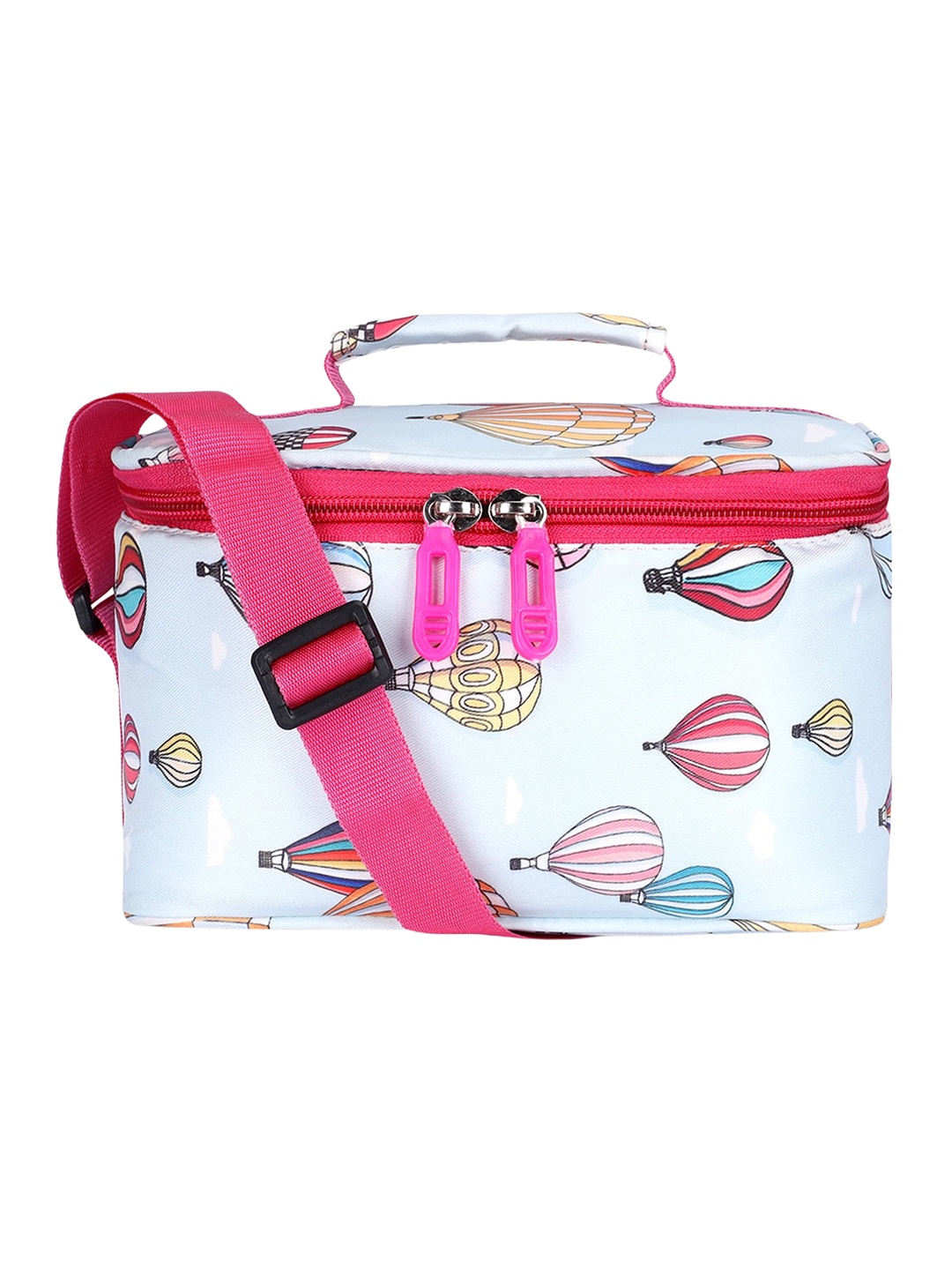 

THE CLOWNFISH Kids Printed Lunch Bag With Handles, Blue