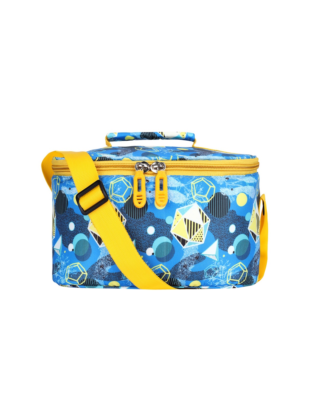 

THE CLOWNFISH Kids Printed Lunch Bag With Handles, Blue