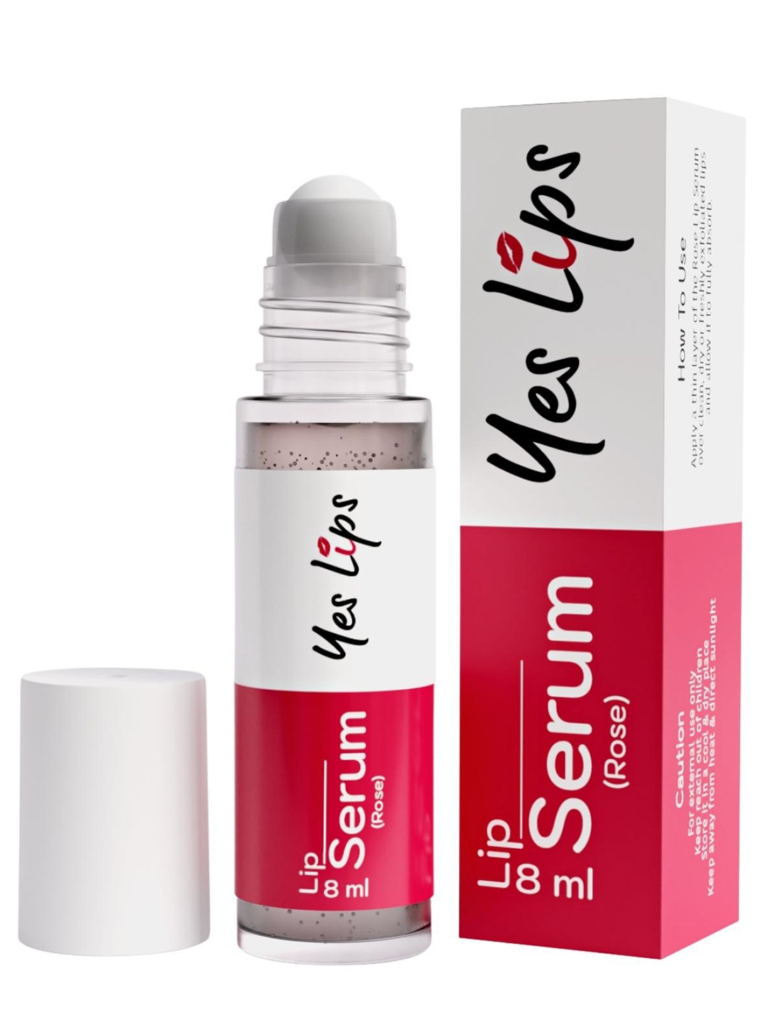 

Yes Lips Rose Lip Serum Oil with Hyaluronic Acid - 8 ml, Red