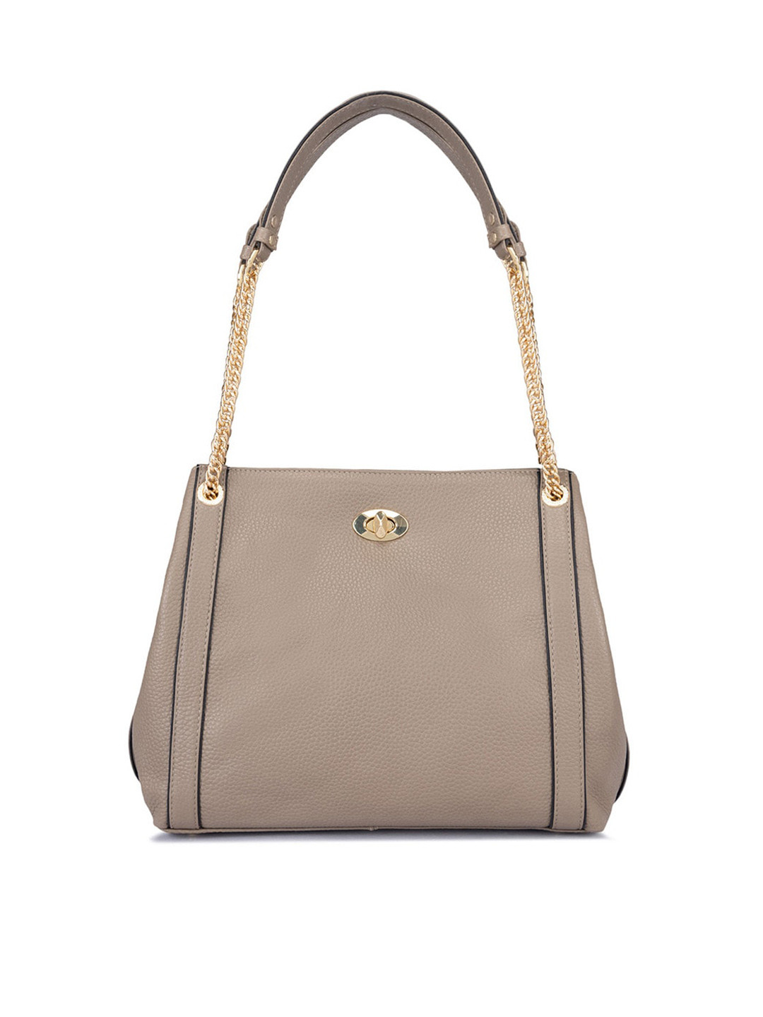 

Da Milano Structured Shoulder Bag, Taupe