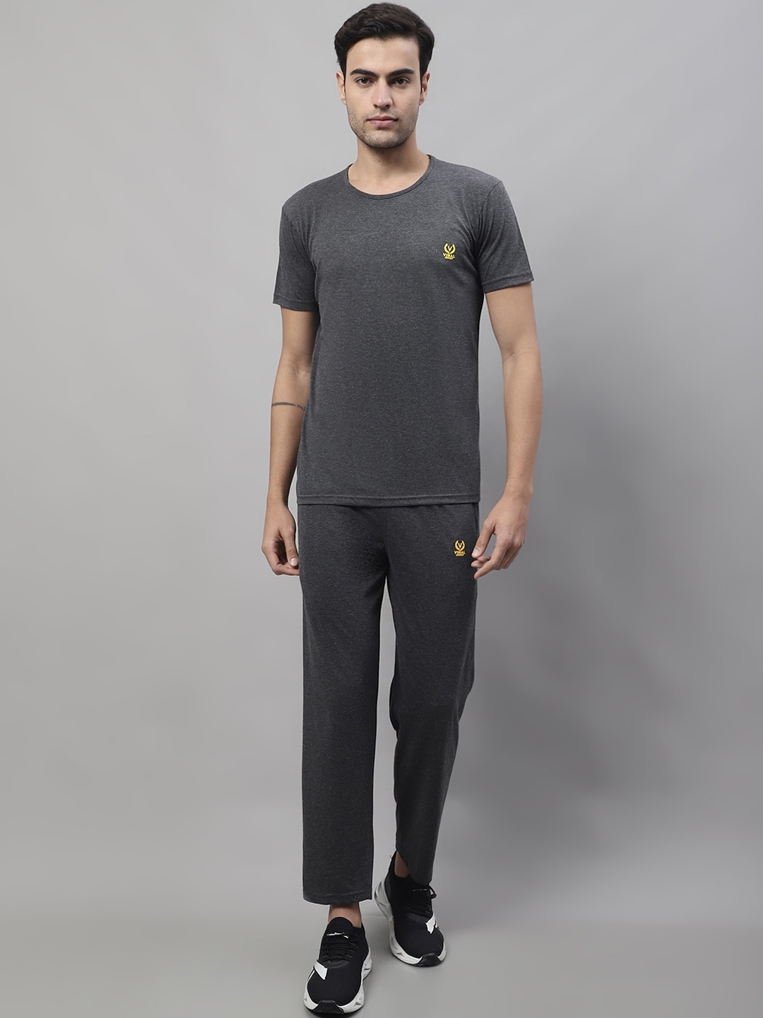 MACK JONNEY T-Shirt & Track Pant, Grey
