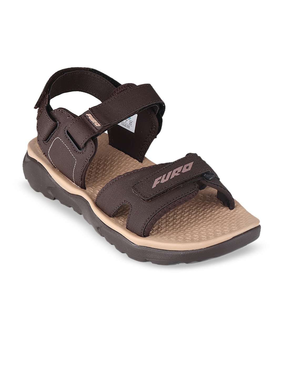

FURO by Red Chief Men Textured Lightweight DRY TEX Sports Sandals, Brown