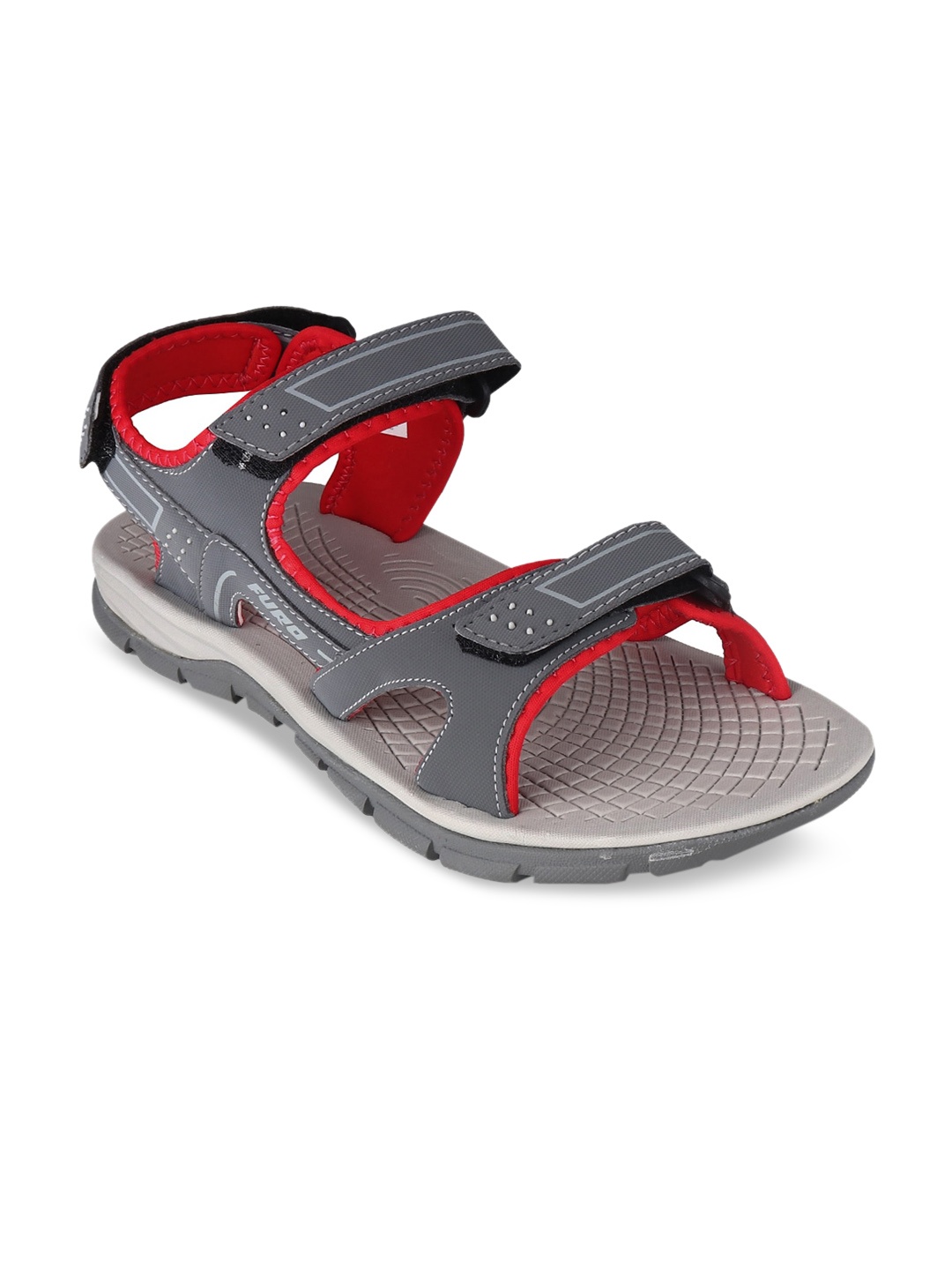 

FURO by Red Chief Men Textured Lightweight DRY TEX Sports Sandals, Grey