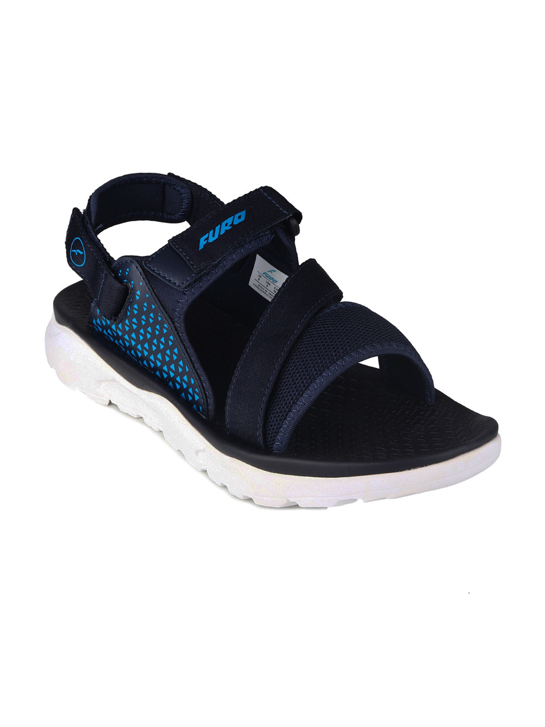 

FURO by Red Chief Men Textured Lightweight DRY TEX Sports Sandals, Navy blue