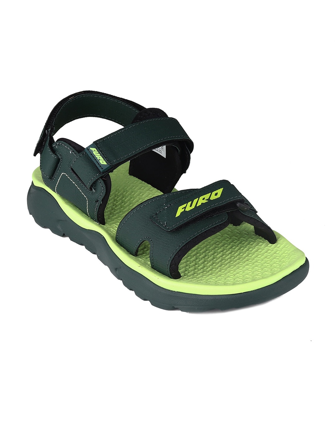 

FURO by Red Chief Men Textured Lightweight DRY TEX Sports Sandals, Green