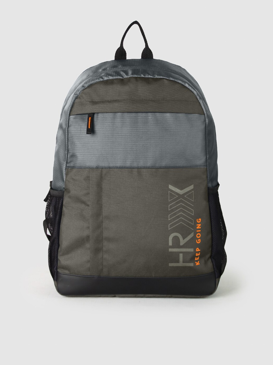 

HRX by Hrithik Roshan Typography Casual Backpack, Grey