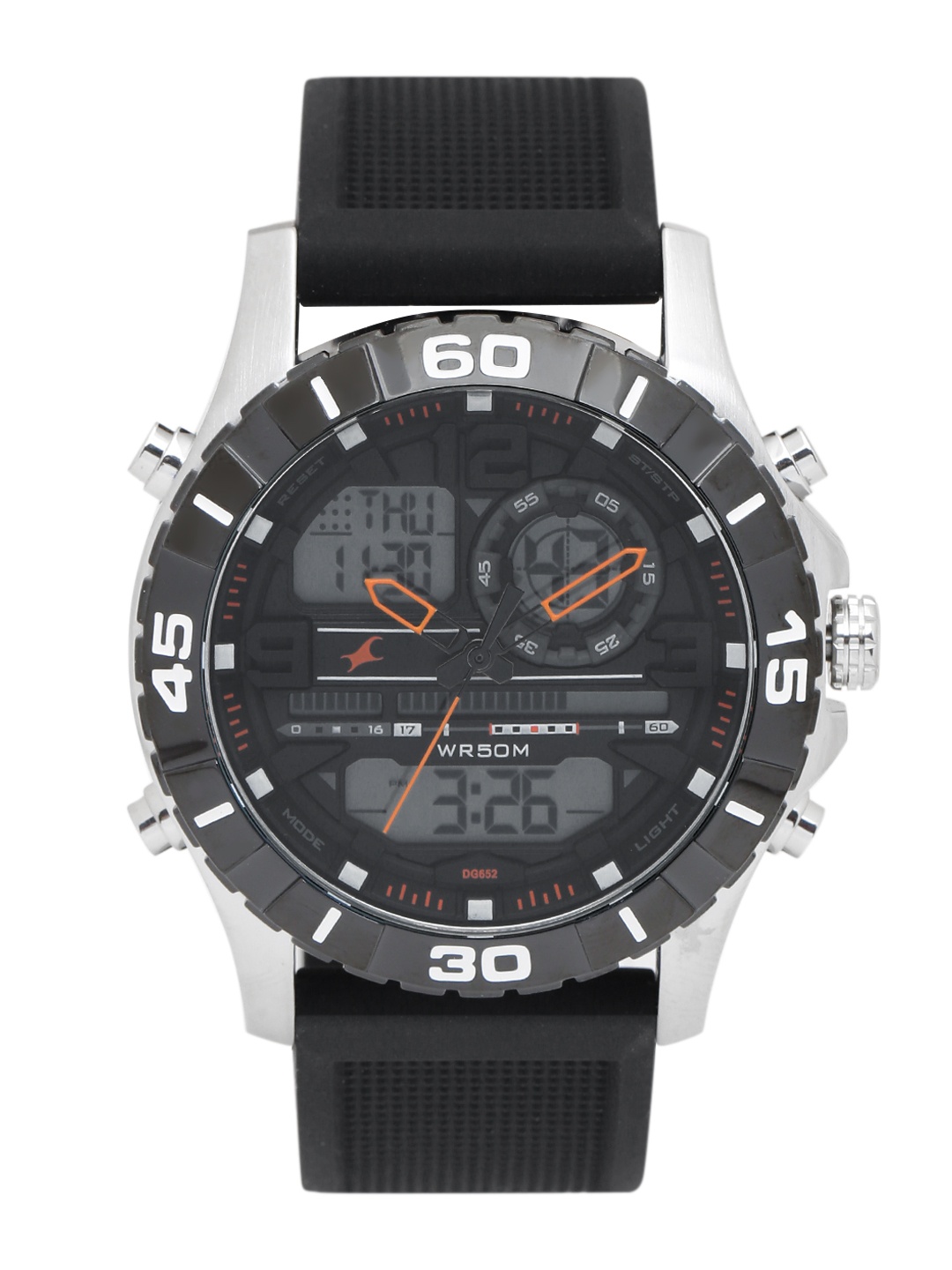 

Fastrack Men Black Analogue and Digital Watch 38035SP03