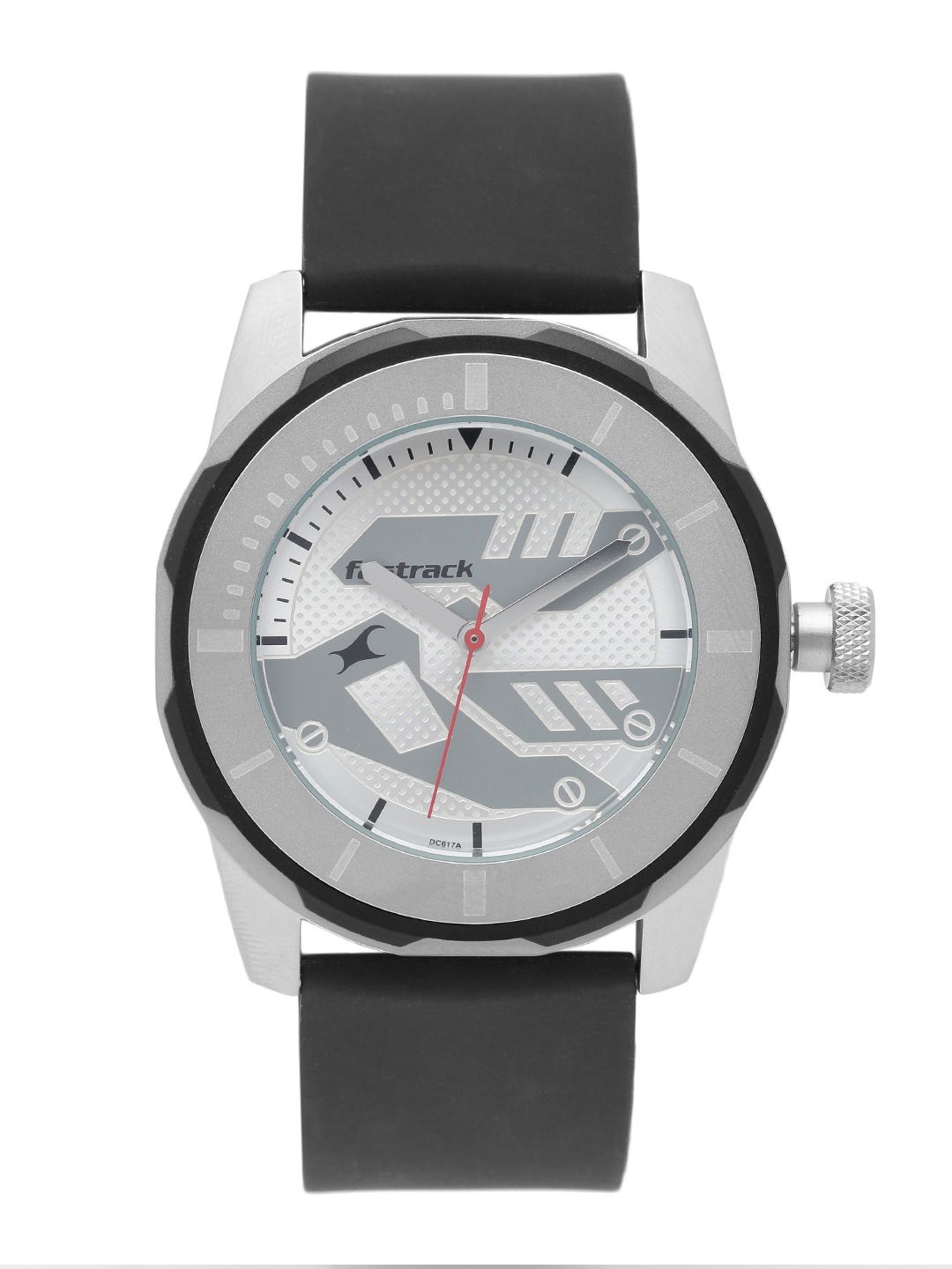 

Fastrack Men Silver-Toned Dial Watch 3099SP01