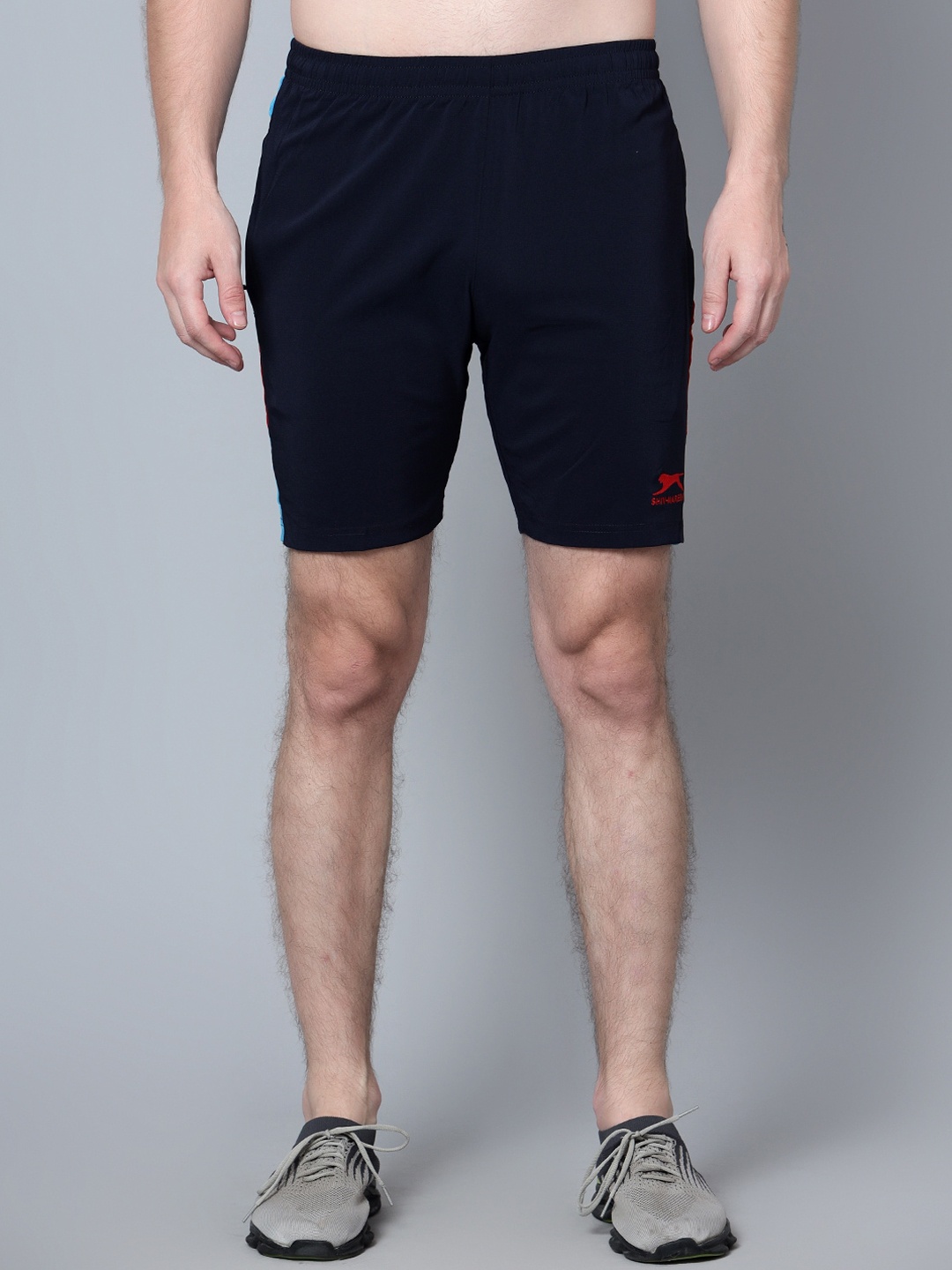 

Shiv Naresh Mid Rise Regular Shorts, Navy blue