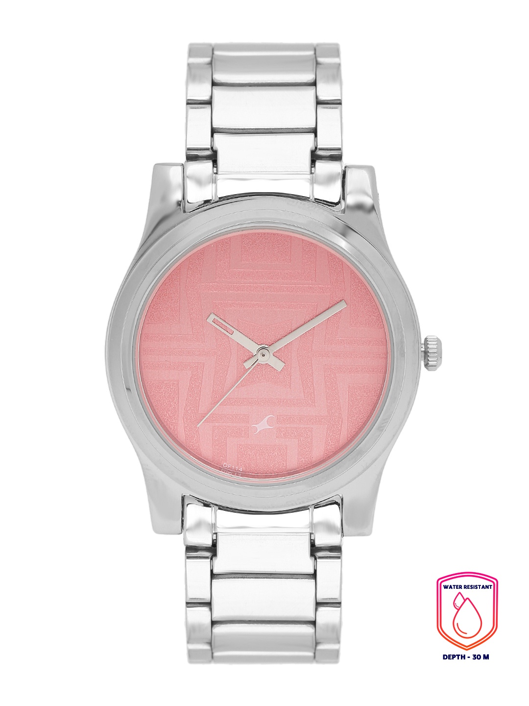 

Fastrack Women Black Analogue Watch 6046SM02C, Pink