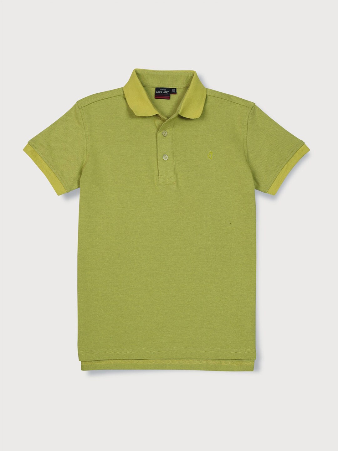 

Gini and Jony Boys Polo Collar Short Sleeves Cotton T-shirt, Sea green